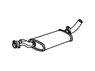 GM 25501780 Flange, Muffler & Exhaust Pipe