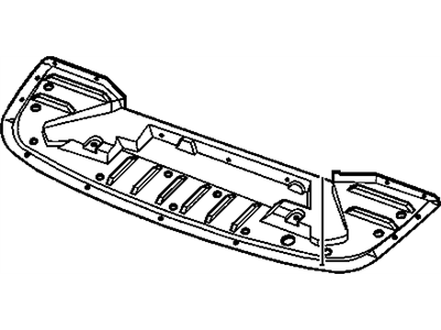 Cadillac 20787161 DEFLECTOR,FRONT AIR(INCLUDES 42)