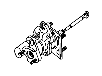 Chevy 15192199 BOOSTER,POWER BRAKE(MOUNTED ON FIREWALL)(SEE GROUP 4.000 "BRAKE BOOSTER" FOR DETAILED ILLUSTRATED VIEW)