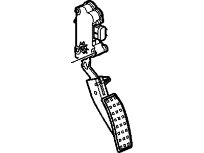 Cadillac 10379038 PEDAL,ACCELERATOR(INCLUDES 3-5)(INCLUDES POSITION SENSOR)