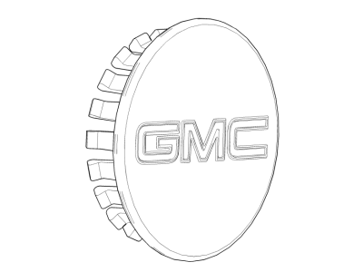 GMC 84375185 CAP PKG,WHEEL TRIM(INSTALL 0.10)(0.0349 KG)