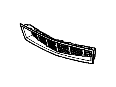 GM 23221155 Grille Assembly, Front Lower *Silver T