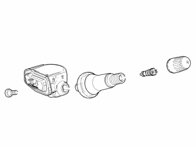 Chevy 84413352 SENSOR PKG,TIRE PRESSURE INDICATOR(INCLUDES 2-6)(INSTALL 0.10)(SINGLE 0.03 KG)(4 PIECE QTY OF 13540604)