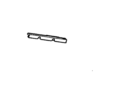 Pontiac 12623858 COVER,FUEL INJECTION FUEL RAIL