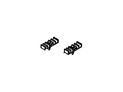 Chevy 15677678 CLIP,BRAKE & FUEL PIPE(FRAME MOUNT W/PUSH IN RETAINER)