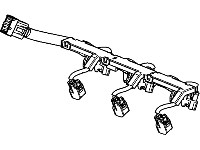 Cadillac 12623358 HARNESS,FUEL INJECTOR WIRING