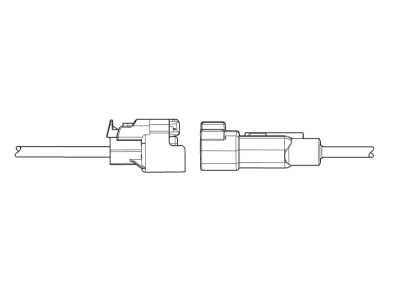 Chevy 19115655 CONNECTOR KIT,INSTRUMENT PANEL WIRING HARNESS(MULTIFUNCTION SWITCH 2 - INSTRUMENT PANEL)(BLACK)(6-WAY FEMALE)(W/LEADS)(9.768)(SIDE ELECTRIC CODE: S48D)