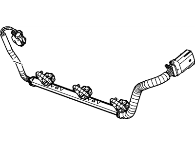 Cadillac 12621095 HARNESS,FUEL INJECTOR WIRING