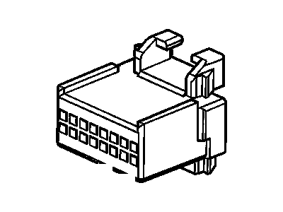 Oldsmobile 12101874 CONNECTOR,SWITCH-HEATER & A/C CONTROL SELECTOR(PART OF 1)(BLACK)(8-WAY FEMALE)(W/LEADS)(2.535)