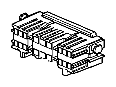 GM 15304690 Connector,Inline, To Body Harness *Gray