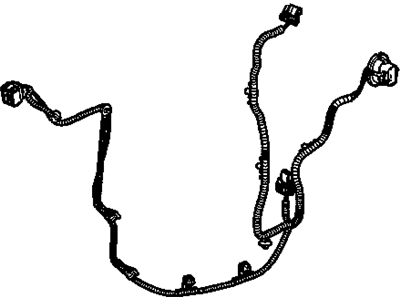 Chevy 20784091 HARNESS,BODY WIRING(INCLUDES 2-4)(LABELED 20784091. 2ND DESIGN SEE 20861734.)