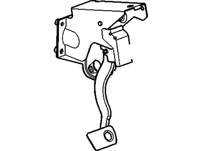 GM 15896168 Pedal Asm,Brake (W/ Bracket)