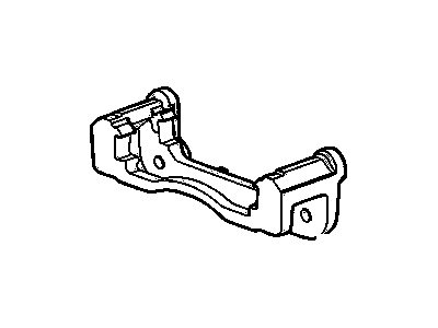 GMC 89059122 BRACKET KIT,FRONT BRAKE CALIPER(INCLUDES 5,7)(INCLUDES PINION KIT)(1ST DESIGN W/O PAD SPREADING FINGERS ON PAD SPRING CLIPS)(2ND DESIGN SEE 25910435)