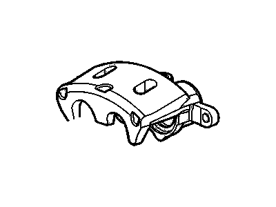 Chevy 84332703 CALIPER,FRONT BRAKE (W/O BRAKE PADS & BRACKET)(PART OF 1)(INCLUDES 10-12,14,15)(4.665)(SERVICEABLE COMPONENT OF PARTS PKG 84766668)