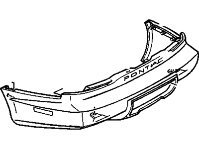 Chevy 12335528 FASCIA,REAR BUMPER