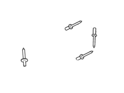 Chevy 11546538 RIVET,FOLDING TOP(PART OF 36)(SHANK DIAMETER 4.80, LENGTH 17.8, GRIP RNG 4-11)