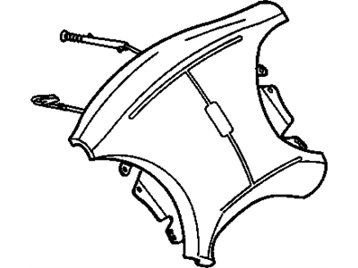 Oldsmobile 16750699 AIRBAG,STEERING WHEEL(GRAPHITE)