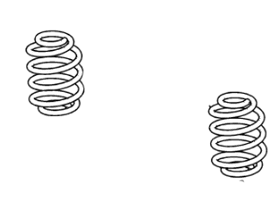 Chevy 23158164 SPRING,REAR(CODE SCJ)(PART OF 1)(7.503)(SERVICEABLE COMPONENT OF MOD KIT 23158161/2)