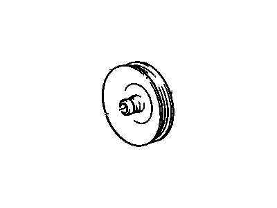 GMC 12605677 PULLEY,P/S PUMP(PHYSICAL IDENTIFICATION CODE 4004 & 5677)