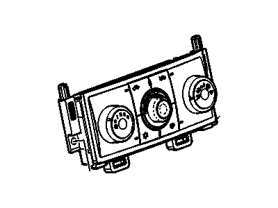 GM 19417662 CONTROL ASM,HTR & A/C (W/R/WDO DEFG SW)