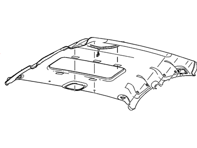 Oldsmobile 88952162 PANEL,HEADLINING TRIM(NEUTRAL)