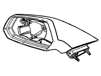 Chevy 22762470 MIRROR,OUTSIDE REAR VIEW(INCLUDES 2,7-10)(PAINT TO MATCH)