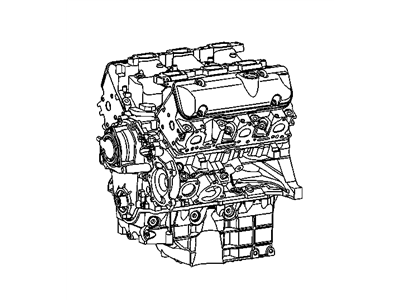 Pontiac 19178138 ENGINE,GASOLINE (SERVICE)(REMANUFACTURED-NOT FOR SALE WHERE IMPORTS ARE RESTRICTED)(REMOVE COOLANT FILL TUBE AND REPLACE W/OLD TUBE OR ORDER NEW)