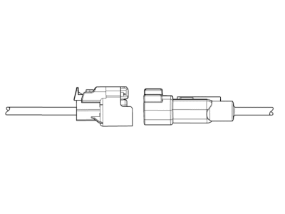 Cadillac 13594067 CONNECTOR,WIRING HARNESS(16-WAY FEMALE)(W/O LEADS)