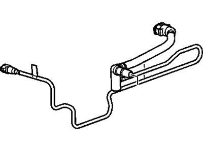 Chevy 25853662 HOSE,EVAP EMISSION REAR(RUNS FROM MODULE TO REAR TANK VENT)