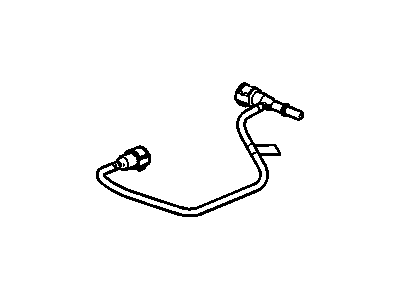 Chevy 25853664 HOSE,EVAP EMISSION REAR(RUNS FROM MODULE TO TANK VENT CLOSEST TO MODULE)