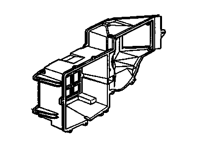 Chevy 89018851 CASE,HEATER REAR