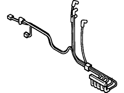 Chevy 52458367 HARNESS,HEATER & A/C CONTROL VACUUM(HEATER & A/C MODULE END)