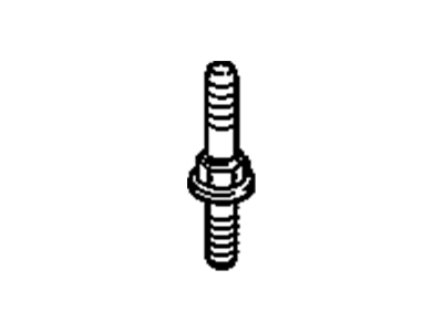 Buick 11519788 STUD,HEXAGON,M6X1X15,M6X1X20,15.25 O.D.,8.8(PARKING BRAKE CABLE BRACKET)