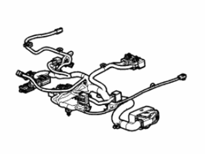 GMC 84081296 HARNESS,FRONT SEAT CUSHION WIRING(USE ON TRUCKS BUILT W/ HARNESSES W/ YELLOW CONNECTOR)(FOR 1ST DESIGN SEE 23238375)