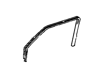 GM 15001925 Weatherstrip Assembly, Front Side Door Window