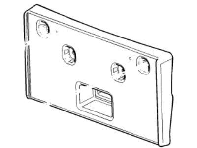 Chevy 95473897 BRACKET,FRONT LICENSE PLATE(*KIT1)