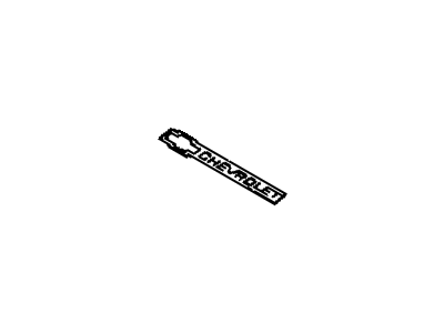 Chevy 10103250 Nameplate