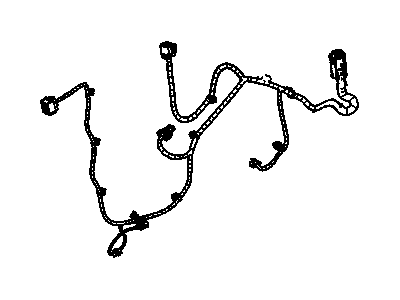 GM 25910866 Harness Assembly, Rear Side Door Door Wiring