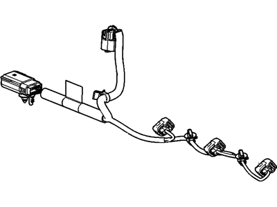 Buick 12690532 HARNESS,FUEL INJECTOR WIRING(MATING CONNECT USE 13578533)