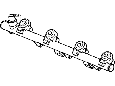 Cadillac 12633593 RAIL,FUEL INJECTION FUEL