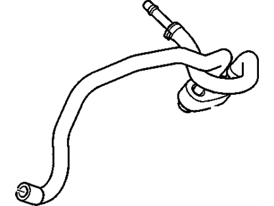 Cadillac 25681598 HOSE,GENERATOR COOLING OUTLET