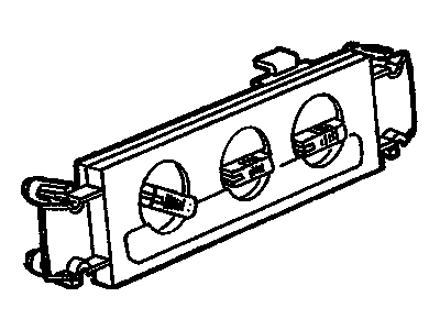 Chevy 16199545 BULB,HEATER & A/C CONTROL LAMP(CODE 9545U)(9.276)