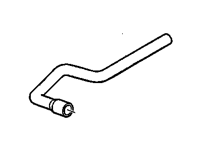 Chevy 98004176 HOSE,HEATER OUTLET(PART OF ENGINE)