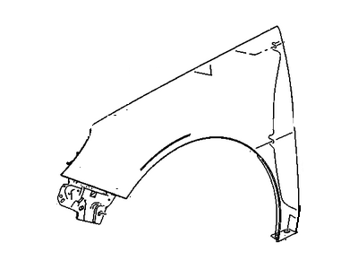 Buick 13277521 FENDER,FRONT