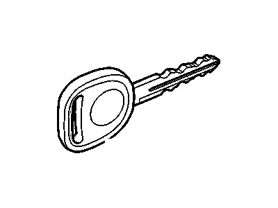 GM 15770619 Key,Ignition Lock