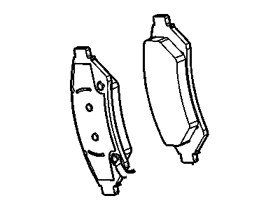 Chevy 89060330 PAD KIT,FRONT DISC BRAKE(INCLUDES 2,7,9,10)