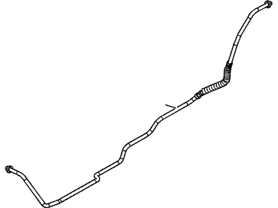 Chevy 15809061 PIPE,TRANS FLUID COOLER LOWER(INLET)(CODE UNN,UCW)(14.48MM FROM TIP TO FLARE)