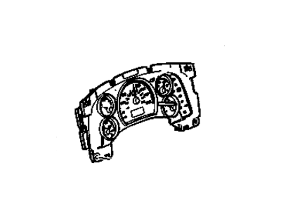 GMC 15846071 CLUSTER,INSTRUMENT(INCLUDES 36)(LABELED 15846071 FOR 1ST DESIGN SEE 10378185)