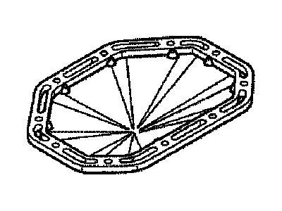 Chevy 90345227 GASKET,FRONT DIFFERENTIAL CARRIER COVER(0.679)