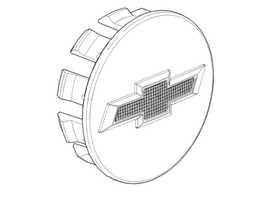 Chevy 42420999 CAP PKG,WHEEL TRIM(INCLUDES 1)(INSTALL 0.10)(0.0162 KG)